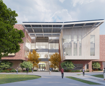 CSU Chico Behavioral Social Sciences - Exterior Rendering